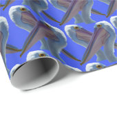 Cheeky Pelican Faces, Geschenkpapier (Rolleneckpunkt)