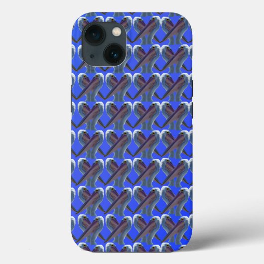 Cheeky Pelican Faces, iPhone 13 Fall Case-Mate iPhone Hülle (Rückseite)
