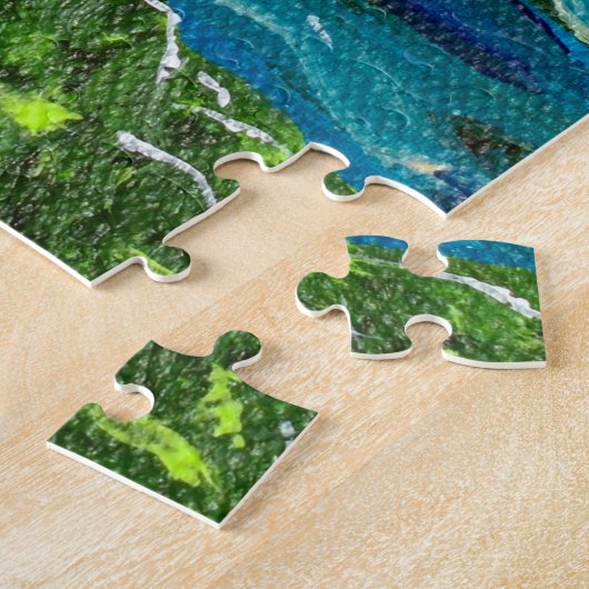 Cheeky River Otter Gemälde Puzzle (Seite)