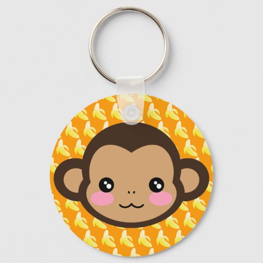 Cheeky Saru Schlüsselanhänger (Vorderseite)