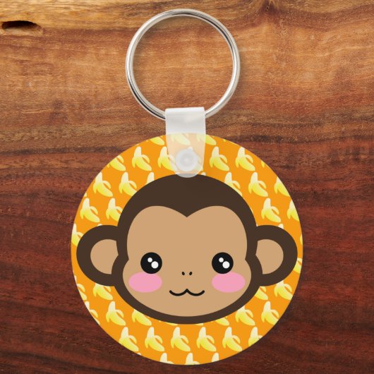 Cheeky Saru Schlüsselanhänger (Vorderseite)