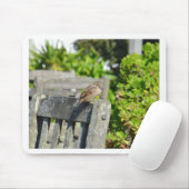 Cheeky Sparrow Mousepad (Mit Mouse)