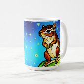 Cheeky, spielerisch Chipmunk Pal Kaffeetasse (VorderseiteRechts)