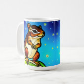 Cheeky, spielerisch Chipmunk Pal Kaffeetasse (Vorderseite Links)