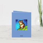 Cheeky, spielerisch Chipmunk Pal Karte (Rückseite)