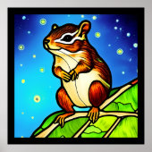 Cheeky, spielerisch Chipmunk Pal Poster (Vorne)