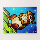 Cheeky, spielerisch Chipmunk Pal Puzzle (Horizontal)