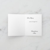 Cheeky Trendy Martini werden Sie meine Bridesmaid Einladung (Innenseite)