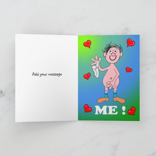 Cheeky Valentine Karte (Innenseite)