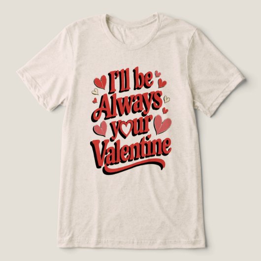 Cheeky Valentine Tri-Blend Shirt (Design Vorderseite)