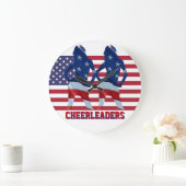 Cheelleser Große Wanduhr (Zuhause)