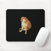 Cheems Meme Mouse Pad Mousepad (Mit Mouse)