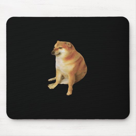 Cheems Meme Mouse Pad Mousepad (Vorne)