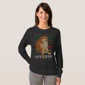 Cheems Ugly Christmas Sweater Doge Meme Design T-Shirt (Vorne ganz)