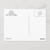 Cheep, die Chickadee Postkarte (Rückseite)