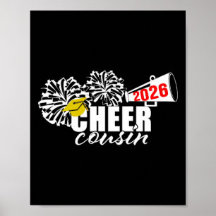 Cheer 2026 Cousin-Abschluss Senior Cheerleader Gi Poster