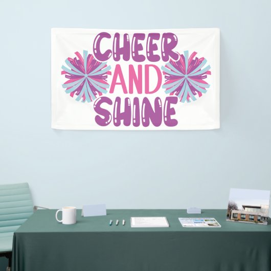Cheer and Shine Banner (Messeveranstaltung)