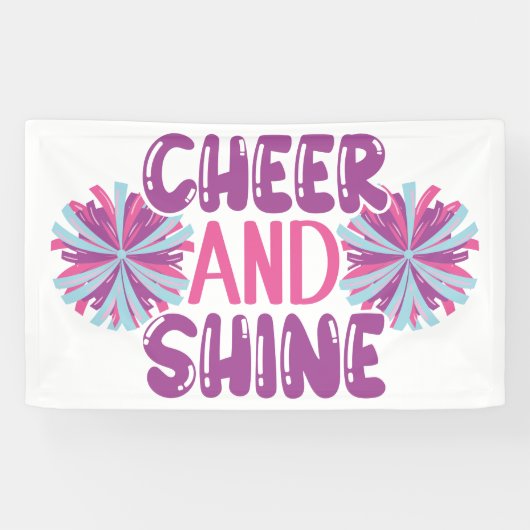 Cheer and Shine Banner (Horizontal)