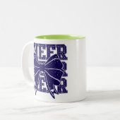 Cheer Bow Zweifarbige Tasse (Vorderseite Links)