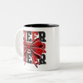 Cheer Bow Zweifarbige Tasse (Vorderseite Links)