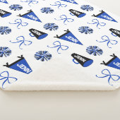 Cheer Camp Blue and Black Cheerleadering Pompom Sherpadecke (3/4)