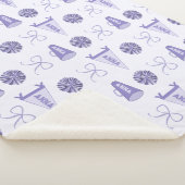 Cheer Camp Lila Cheerleadering Pompom Travel Sherpadecke (3/4)