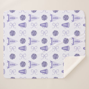 Cheer Camp Lila Cheerleadering Pompom Travel Sherpadecke