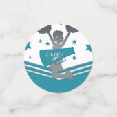 Cheer Cheer-führende Mädchen Geburtstagsparty Konfetti (Klein Vorderseite)