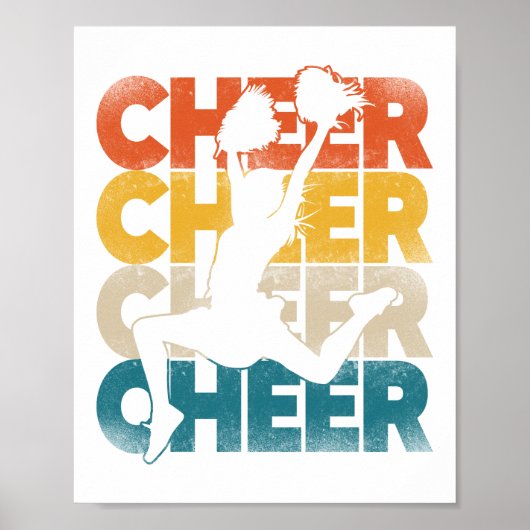 Cheer Cheer Retro Vintag Poster (Vorne)