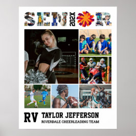 Cheer Cheer Team FotoCollage Poster