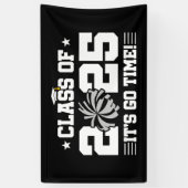 Cheer Cheerleader Abschluss Class of 2025 Senior Banner (Vertikal)