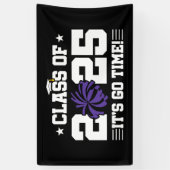 Cheer Cheerleader Abschluss Class of 2025 Senior Banner (Vertikal)