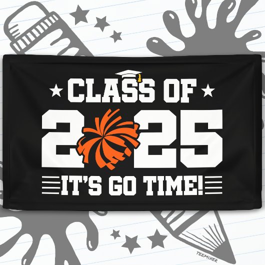 Cheer Cheerleader Abschluss Class of 2025 Senior Banner