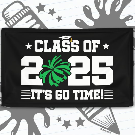 Cheer Cheerleader Abschluss Class of 2025 Senior Banner