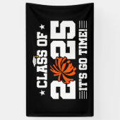 Cheer Cheerleader Abschluss Class of 2025 Senior Banner (Vertikal)