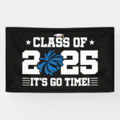 Cheer Cheerleader Abschluss Class of 2025 Senior Banner (Horizontal)