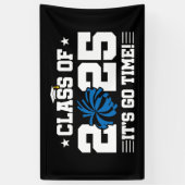 Cheer Cheerleader Abschluss Class of 2025 Senior Banner (Vertikal)