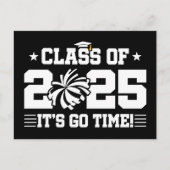 Cheer Cheerleader Abschluss Class of 2025 Senior Postkarte (Vorderseite)