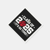 Cheer Cheerleader Abschluss Class of 2025 Senior Serviette (Ecke)