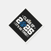 Cheer Cheerleader Abschluss Class of 2025 Senior Serviette (Ecke)