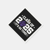 Cheer Cheerleader Abschluss Class of 2025 Senior Serviette (Ecke)