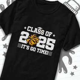 Cheer Cheerleader Abschluss Class of 2025 Senior T-Shirt