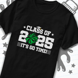 Cheer Cheerleader Abschluss Class of 2025 Senior T-Shirt