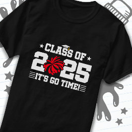 Cheer Cheerleader Abschluss Class of 2025 Senior T-Shirt