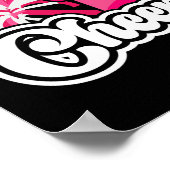 Cheer Cheerleader Cheerleading Poster (Ecke)
