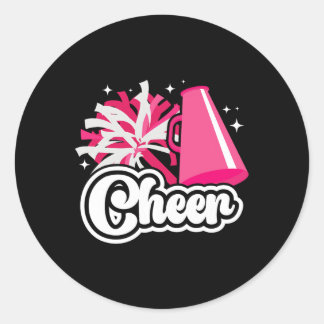 Cheer Cheerleader Cheerleading  Runder Aufkleber