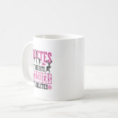 Cheer Cheerleading Athletes Lift Weights Cheerlead Kaffeetasse (Vorderseite Links)
