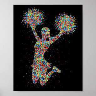 Cheer Cheerleading Cheerleader Mädchen Poster