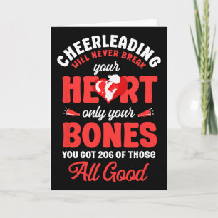 Cheer Cheerleading Cheerleading Wird Nie Y Brechen Karte