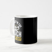 Cheer Cheerleading Coach Because I'm The Coach Tha Kaffeetasse (Vorderseite Links)